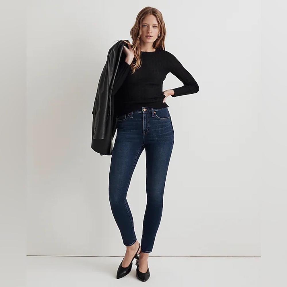 Madewell 10” high rise skinny jeans